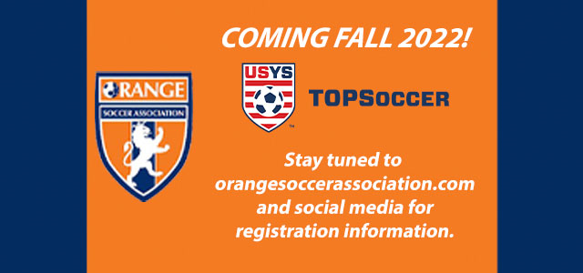 TOPSoccer coming to OSA Fall 2022!